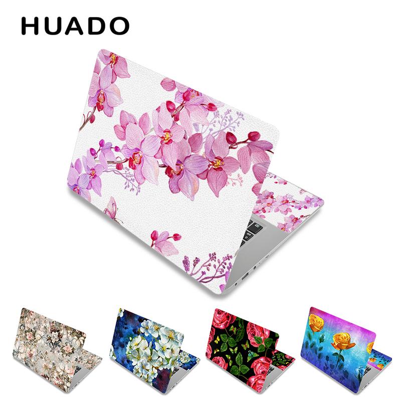 아름다운 꽃 노트북 스킨 스티커, 레노버/HP/맥북/에이서용 13.3 &14& 15.6 &17& 노트북 표면 커버 데칼